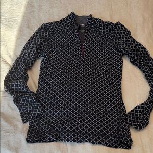 Smartwool Black and Gray Long Sleeve Top great sweater